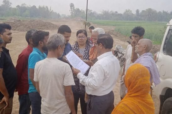 एनएच-333ए बाईपास के रैयतों से डीएलएओ ने किया संवाद, मुआवजा भुगतान प्रक्रिया तेज करने के निर्देश।