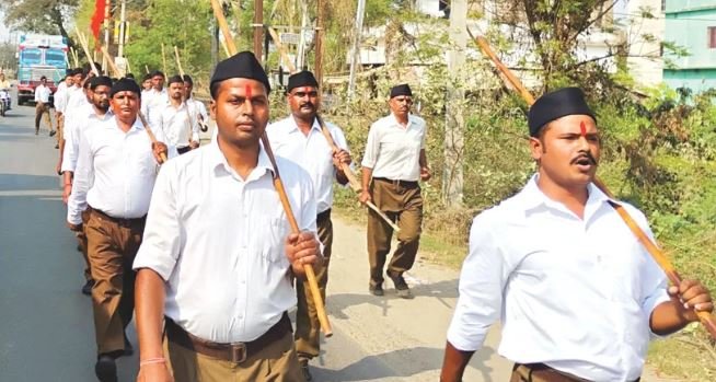 रजौन में हिंदू नववर्ष पर निकला भव्य पथ संचलन, उत्सव का दिखा उल्लास