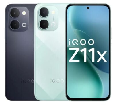 iQOO Z11x 5G भारत में लॉन्च: 7200mAh बैटरी, 50MP कैमरा और Dimensity 7400 Turbo प्रोसेसर के साथ आया नया 5G स्मार्टफोन